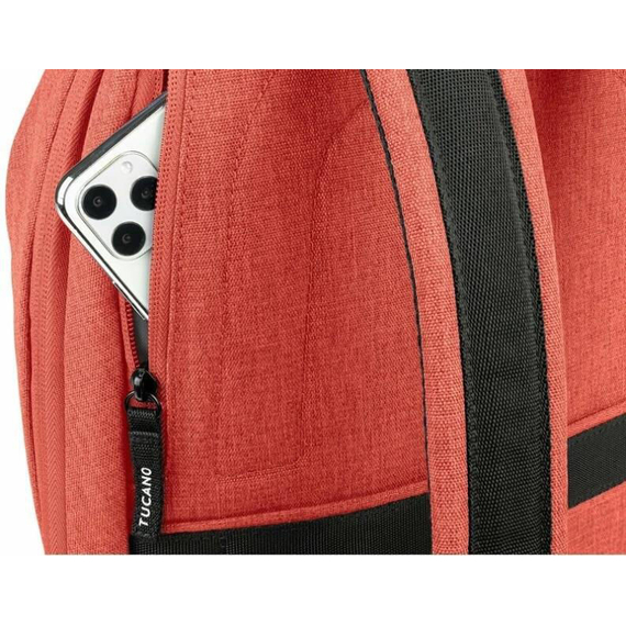 Rucsac Tucano Ted 14.0", Coral Red, 4 image