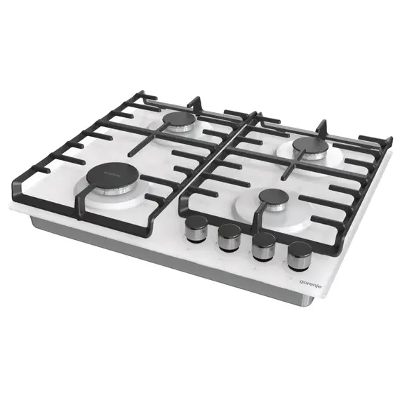 Plită incorporabilă pe gaz Gorenje GT 642 SYW, White, 4 image