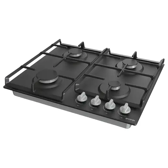 Plită incorporabilă pe gaz Gorenje G 641 EXB, Black, 5 image