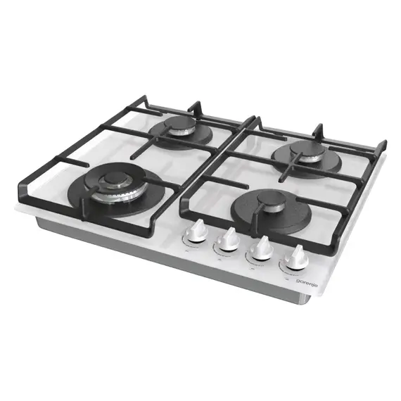 Plită incorporabilă pe gaz Gorenje GTW 641 EW, White, 2 image