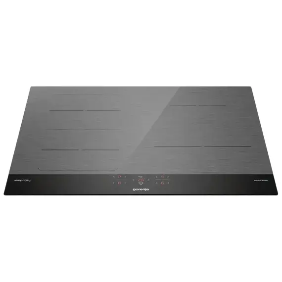 Plită încorporabilă electrică cu inducție Gorenje GI6421SYB, Grey/Black, 2 image