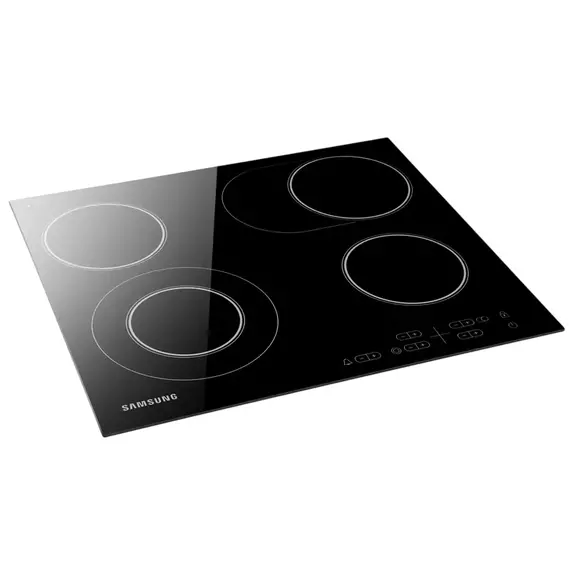 Plita incorporabilă electrică Samsung NZ64T3516AK/WT, Black, 2 image