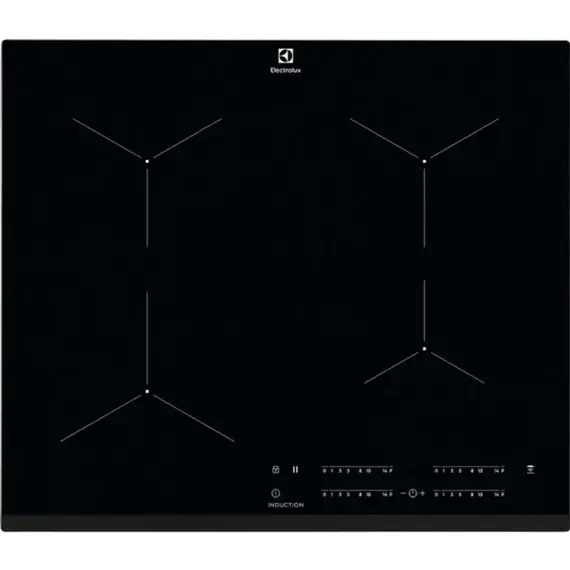 Plită încorporabilă electrică cu inducție Electrolux EIT61443B, Black