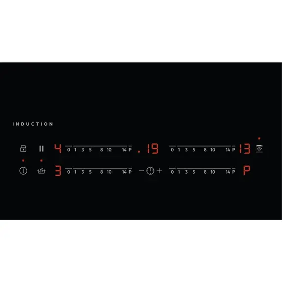 Plită încorporabilă electrică cu inducție AEG IAE64413XB, Black, 2 image