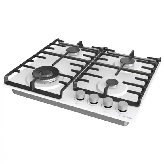 Plită incorporabilă pe gaz Gorenje GW 642 AXW, White, 3 image