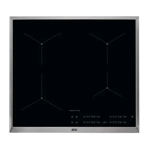 Plită încorporabilă electrică cu inducție AEG IAE64413XB, Black