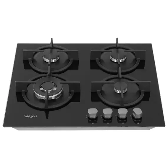 Plită incorporabilă pe gaz Whirlpool GOR 625/NB1, Black, 2 image