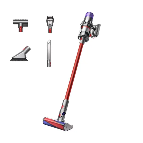 Aspirator Vertical Dyson V11 Fluffy, Nickel/Red, 6 image