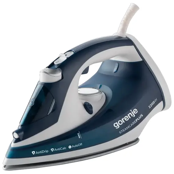Fier de călcat Gorenje OptiGlide+ SIH2200TQC, 2200W, Blue