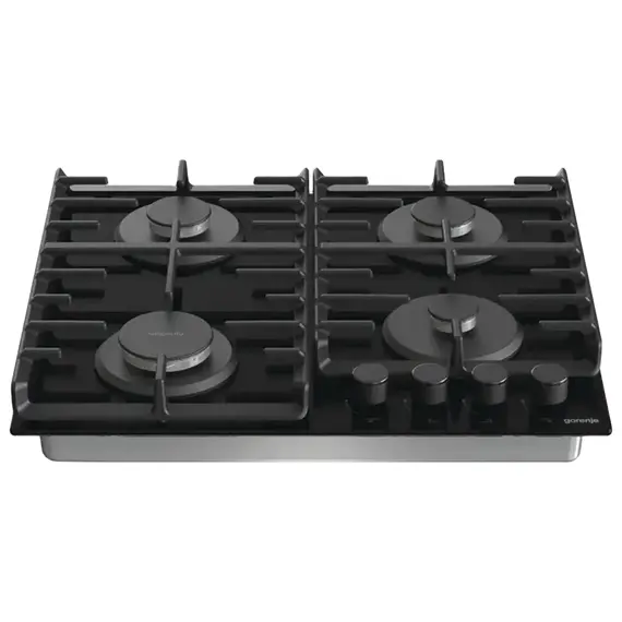 Plită incorporabilă pe gaz Gorenje GT 642 SYB, Black, 3 image