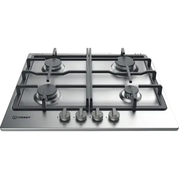 Plită incorporabilă pe gaz Indesit THP 641 IX/I, Silver, 2 image