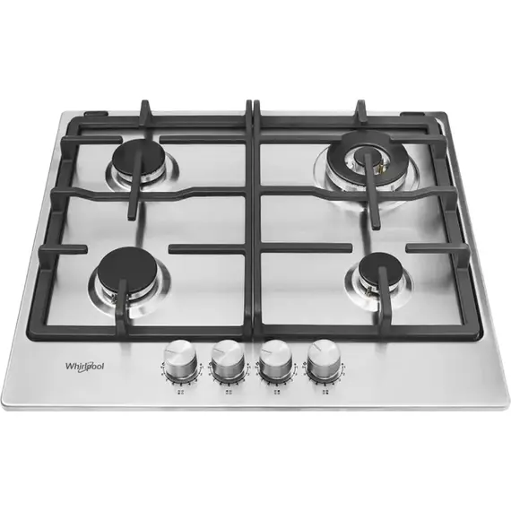 Plită incorporabilă pe gaz Whirlpool TGML 661 IX, Silver, 5 image