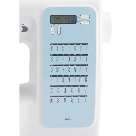 Mașină de cusut Brother FS40S, White/Light Blue, 2 image