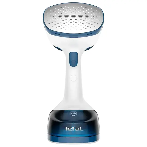 Aparat de călcat vertical cu aburi Tefal DT7130E1, Blue/White, 2 image