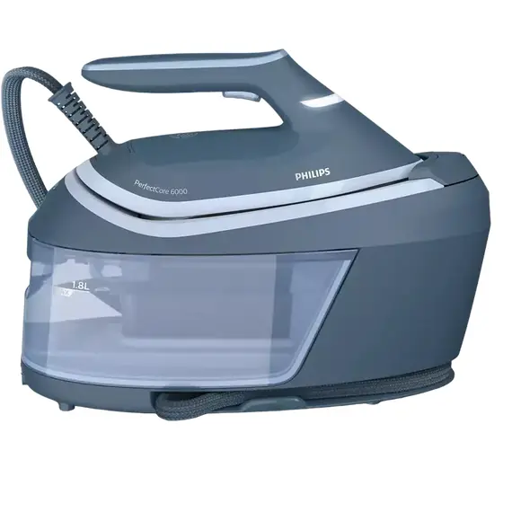 Fier de călcat cu generator de abur Philips PSG6042/20, 2400W, Light Blue