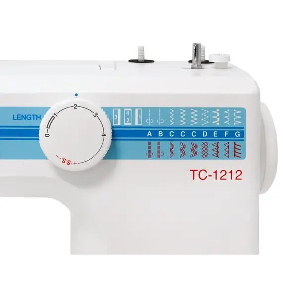 Mașină de cusut JANOME TC-1212, White, 3 image