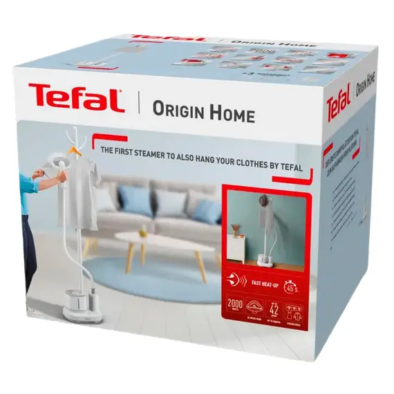 Aparat de călcat cu aburi staționar Tefal  IT3280E1, White, 2 image