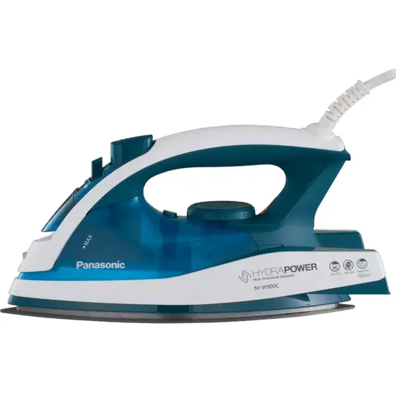 Fier de călcat Panasonic NI-W900CMTW, 2400W, White/Blue, 3 image