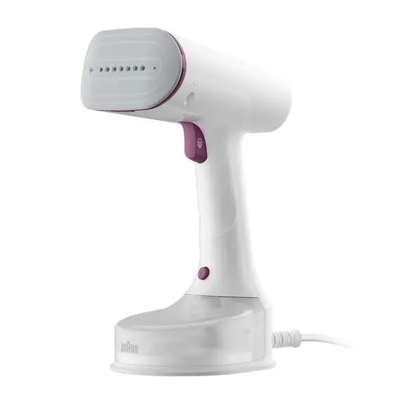 Aparat de călcat vertical cu aburi Braun GS 5011 PU, White/Violet