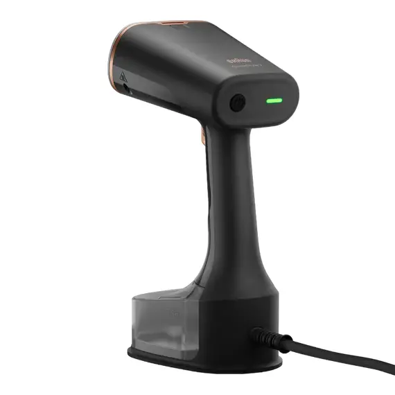 Aparat de călcat vertical cu aburi Braun GS 7077 BK, Black, 3 image