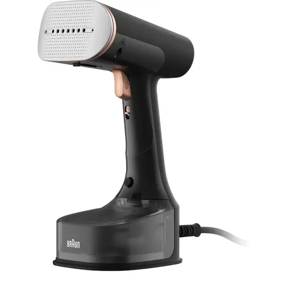 Aparat de călcat vertical cu aburi Braun GS 7077 BK, Black