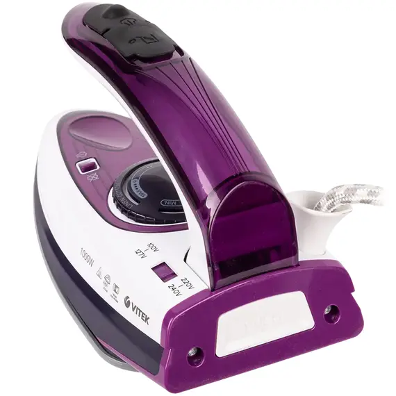 Fier de călcat de călătorie VITEK VT-8305, 1000W, Violet, 5 image