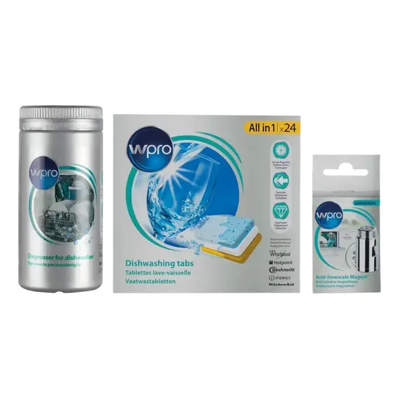 Produs de curatare pentru masini de spalat vase Whirlpool 484000008618