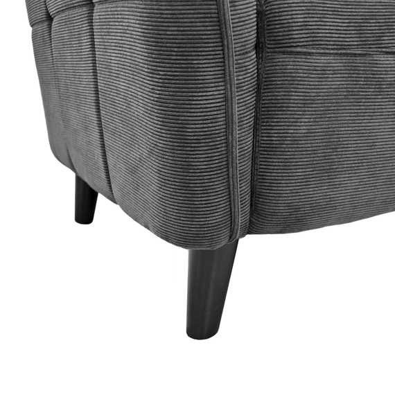 Canapea Deco W310G Velvet Dark Grey *14, 6 image