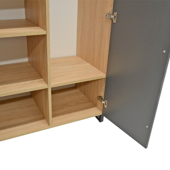 Dulap pentru Haine Deco Urban 90 cm cu polițe, 7 image