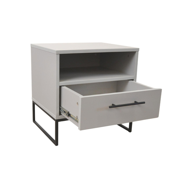 Noptieră Deco Fabiana Grey, 2 image