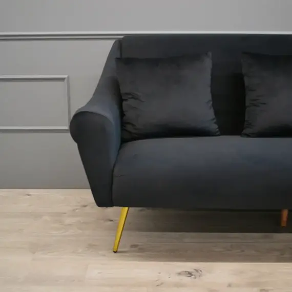 Canapea Deco  GLORIOSA(3 locuri) MS01-84+Gold leg Black, 2 image