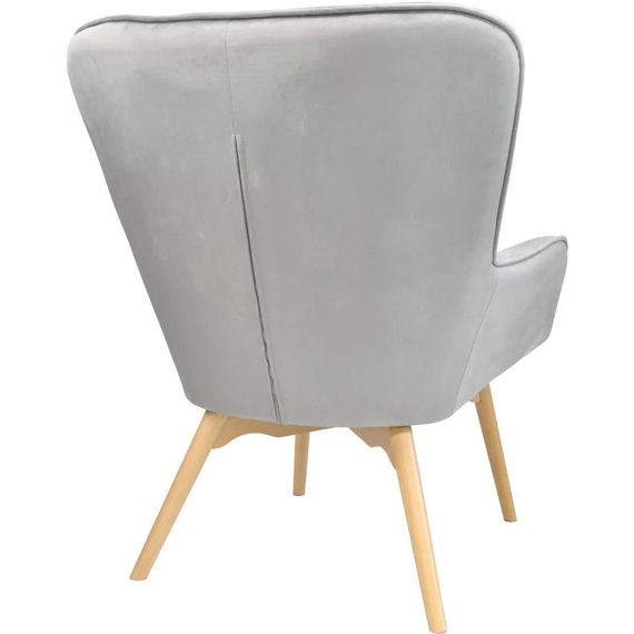 Fotoliu Deco LEONARD HLR20 Catifea Grey, 3 image
