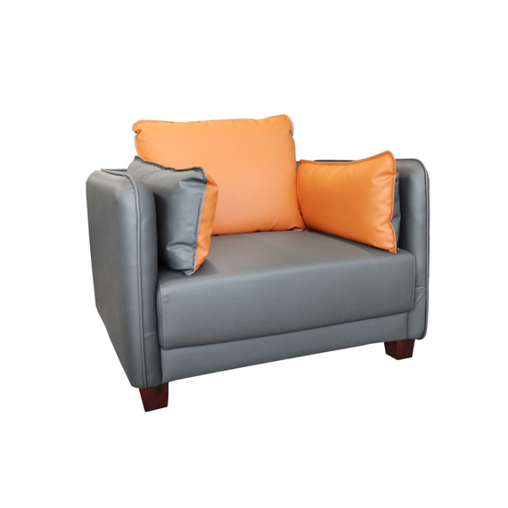 Fotoliu Deco W1203 Grey/Orange