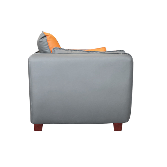 Fotoliu Deco W1203 Grey/Orange, 3 image