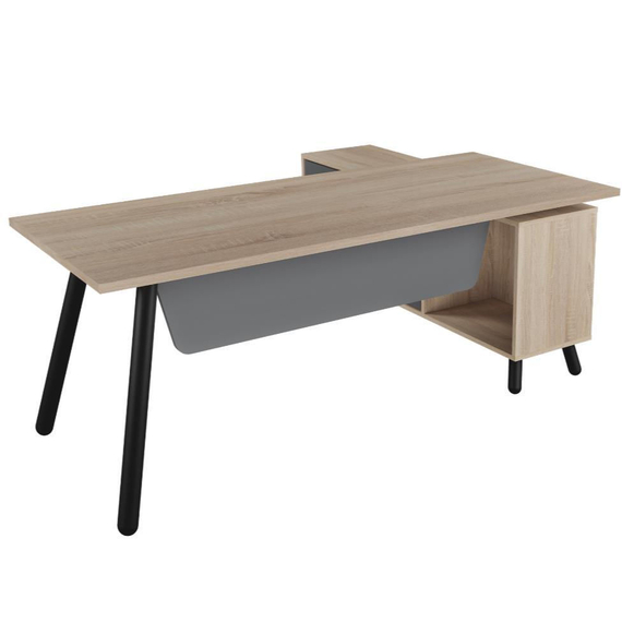 Masă de birou Deco FUSION+Box incorporat stânga, 4 image