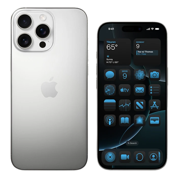 Apple iPhone 16 Pro 256GB, White Titanium, 2 image