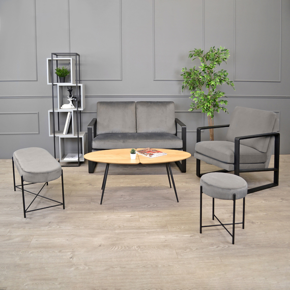 Banchetă Antreu Taco Double Dark Grey, 4 image