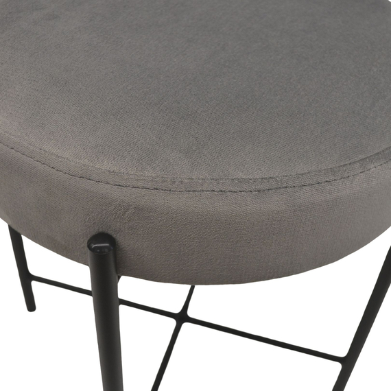 Scaun Deco Tabureta Taco, Grey, 5 image