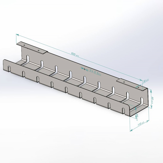 Suport/Organizator Cabluri, 5 image