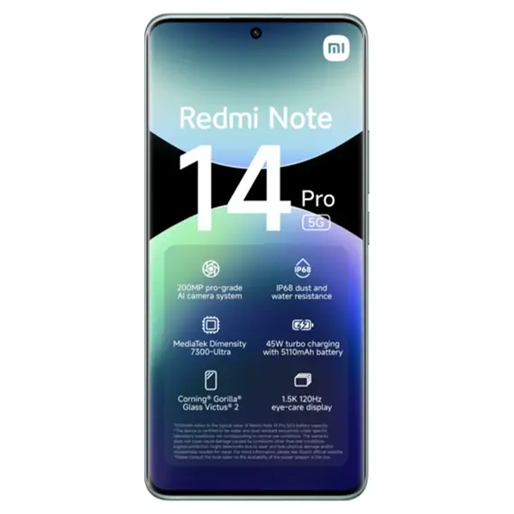 Xiaomi Redmi Note 14 Pro 5G 8/256Gb, Green, 2 image
