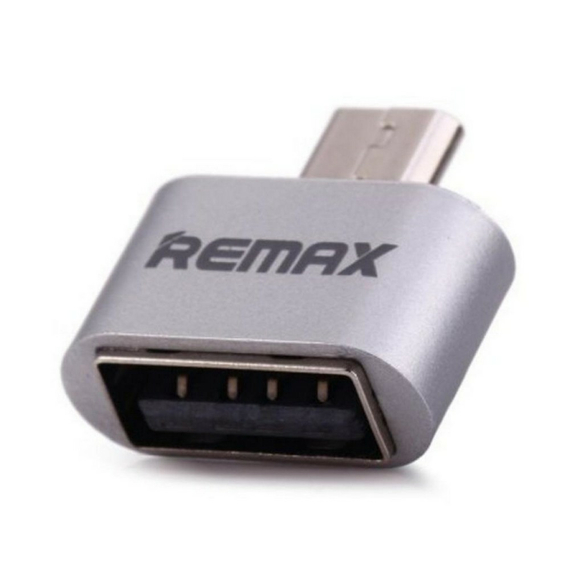Adaptor USB Remax RA-OTG, Micro-USB/USB Type-A (F), Argintiu, 4 image