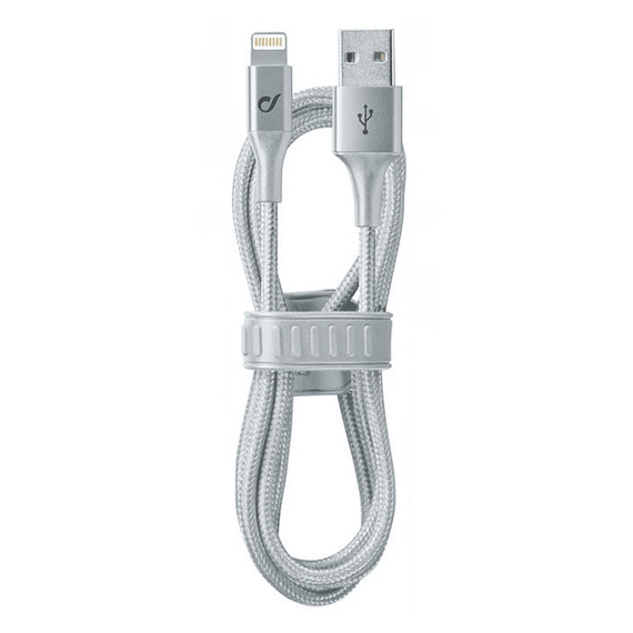 Cablu încărcare și sincronizare Cellularline Satellite MFI, USB Type-A/Lightning, 1m, Argintiu, 6 image