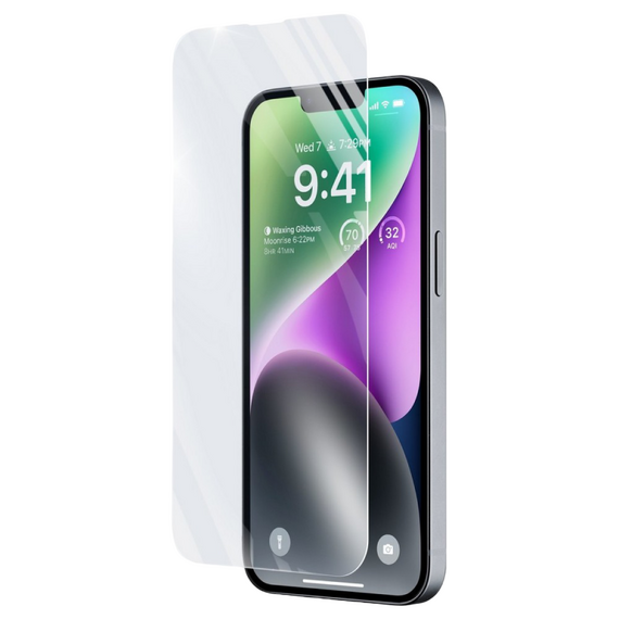 Sticlă de protecție Cellularline Impact Glass - iPhone 14 / 14 Pro, Transparent