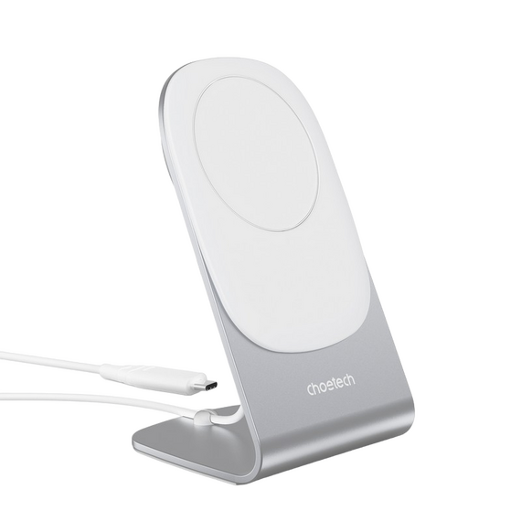 Încărcător wireless Choetech H046 + T518-F, 15 W, Alb, 9 image