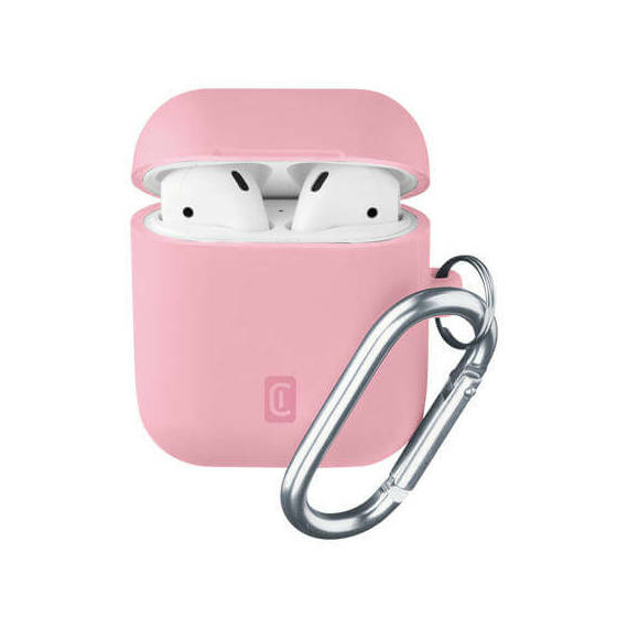 Husă pentru Airpods Cellularline Bounce - AirPods 1 & 2, Roz, 4 image