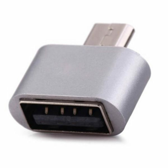 Adaptor USB Remax RA-OTG, Micro-USB/USB Type-A (F), Argintiu, 3 image