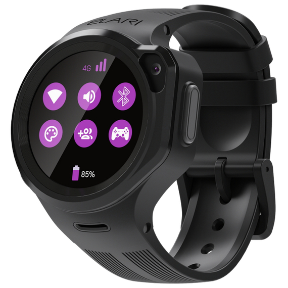 Ceas pentru copii Elari KidPhone 4GR, Negru, 9 image