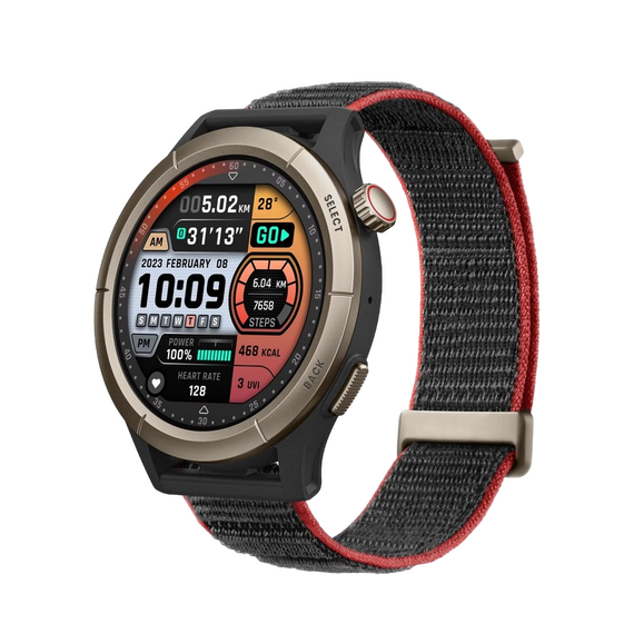 Ceas Sport/Antrenament Xiaomi Amazfit Cheetah Pro, 22mm, Negru
