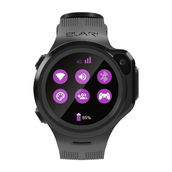 Ceas pentru copii Elari KidPhone 4GR, Negru, 7 image