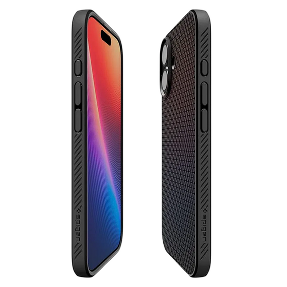 Husă Spigen Liquid Air pentru Apple iPhone 17, Negru mat, 3 image